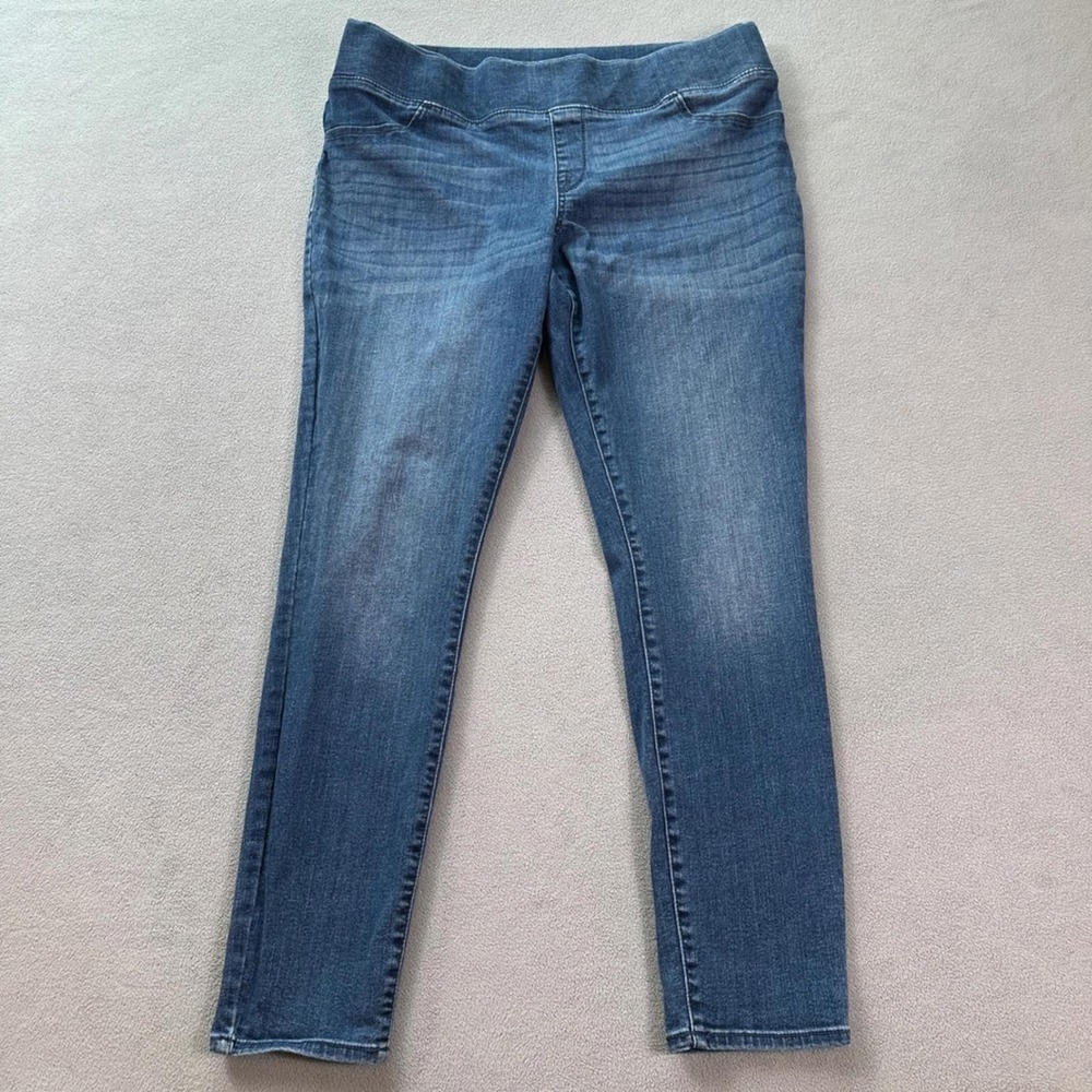 Isabel Maternity by Ingrid & Isabel Blue Skinny Jeggings Size 12